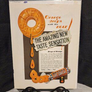 Life Savers / RCA Radiola Vintage Advertising - 1930
